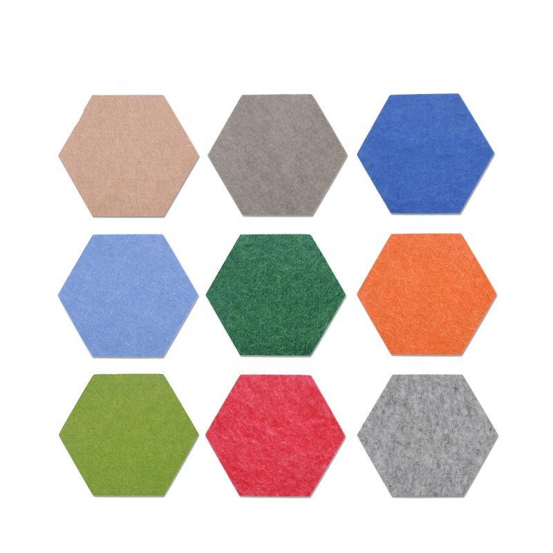 Hexagon Polyester Ακουστικό πάνελ